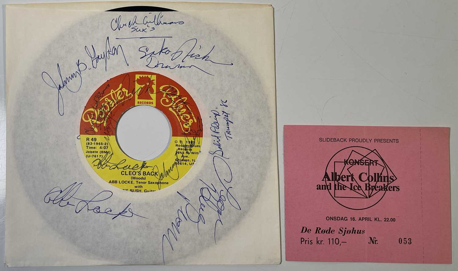 Lot 344 - ALBERT COLLINS - SIGNED 7