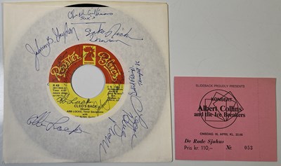 Lot 344 - ALBERT COLLINS - SIGNED 7" SINGLE.