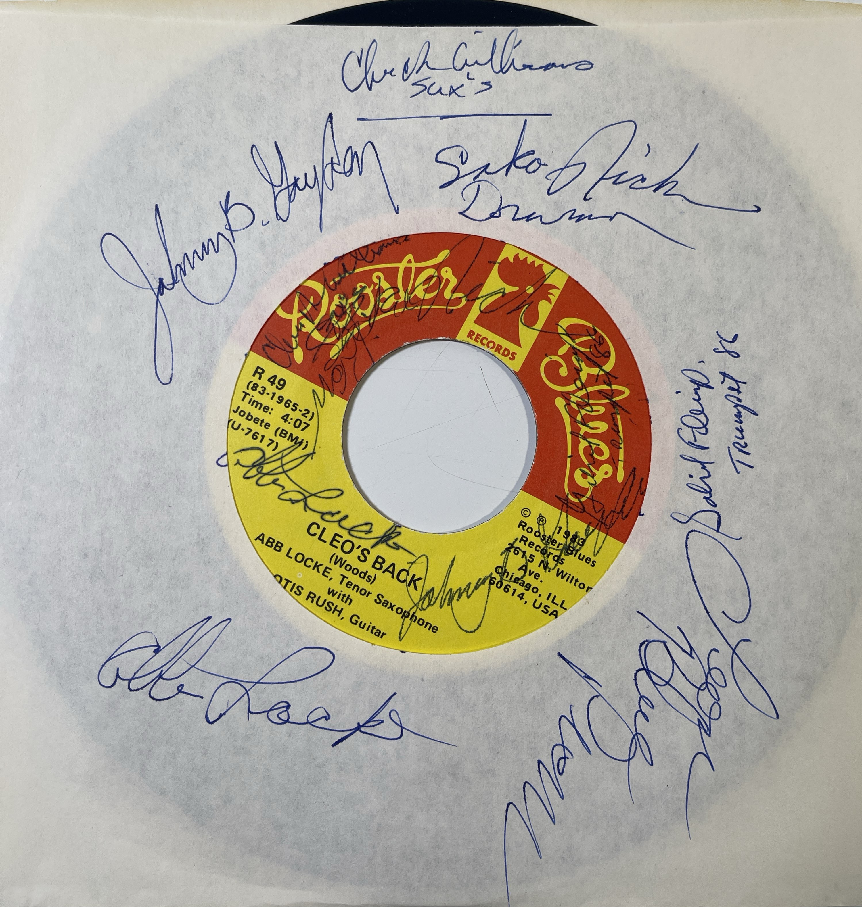Lot 344 - ALBERT COLLINS - SIGNED 7
