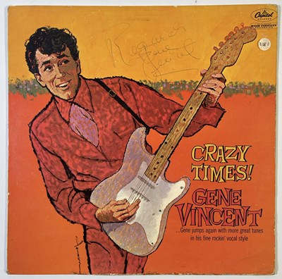 Lot 348 - GENE VINCENT - SIGNED LP.