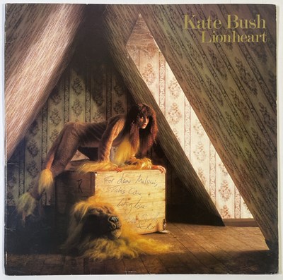 Lot 350 - KATE BUSH - SIGNED COPY OF LIONHEART.