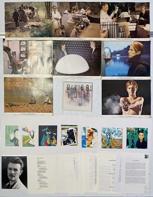 Lot 485 - DAVID BOWIE - MEMORABILIA INC 'OUTSIDE' ART PRINTS.