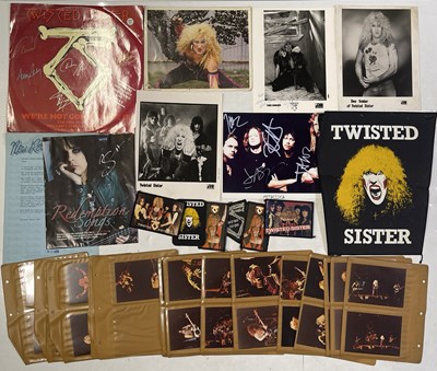 Lot 39 - TWISTED SISTER / SCORPIONS ETC - MEMORABILIA COLLECTION.