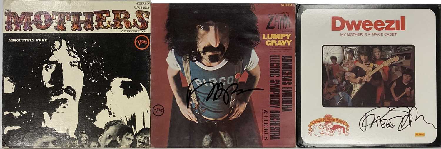 Lot 177 - FRANK ZAPPA AND RELATED SIGNED LPS.