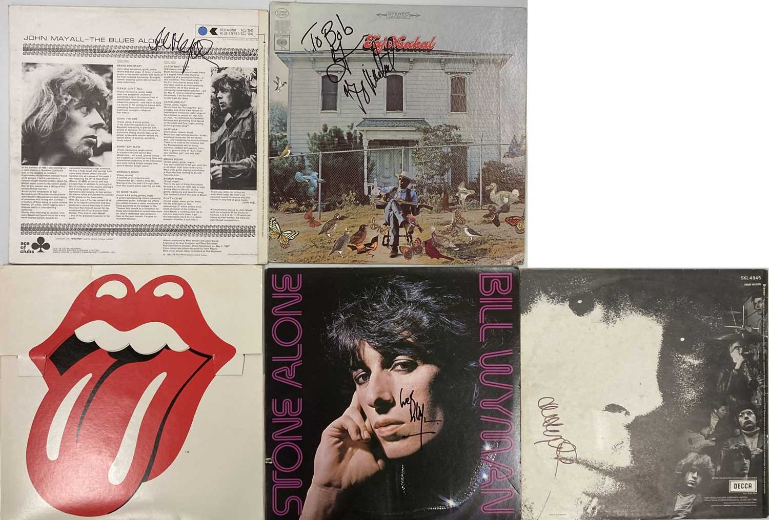 Lot 178 - BLUES ARTISTS / ROLLING STONES INC SIGNED.