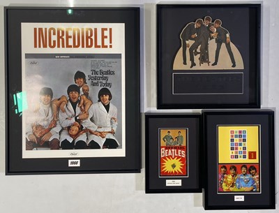 Lot 446 - THE BEATLES - FRAMED IMAGES AND MEMORABILIA.