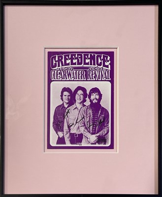 Lot 355 - CREEDENCE CLEARWATER REVIVAL SIGNED.