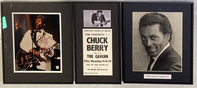 Lot 59 - CHUCK BERRY - MEMORABILIA AND SIGNED ITEM.