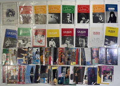 Lot 478 - QUEEN - RUN OF FAN CLUB MAGAZINES SENT BY JOHN DEACON TO HIS FAMILY.