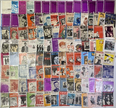 Lot 55 - SHEET MUSIC COLLECTION 50S-70S.