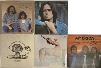 Lot 183 - COUNTRY / ROCK SIGNED LPS - AMERICA ETC.