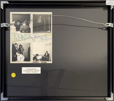Lot 421 - THE EASYBEATS/THE CREATION - FULLY SIGNED PAGE.