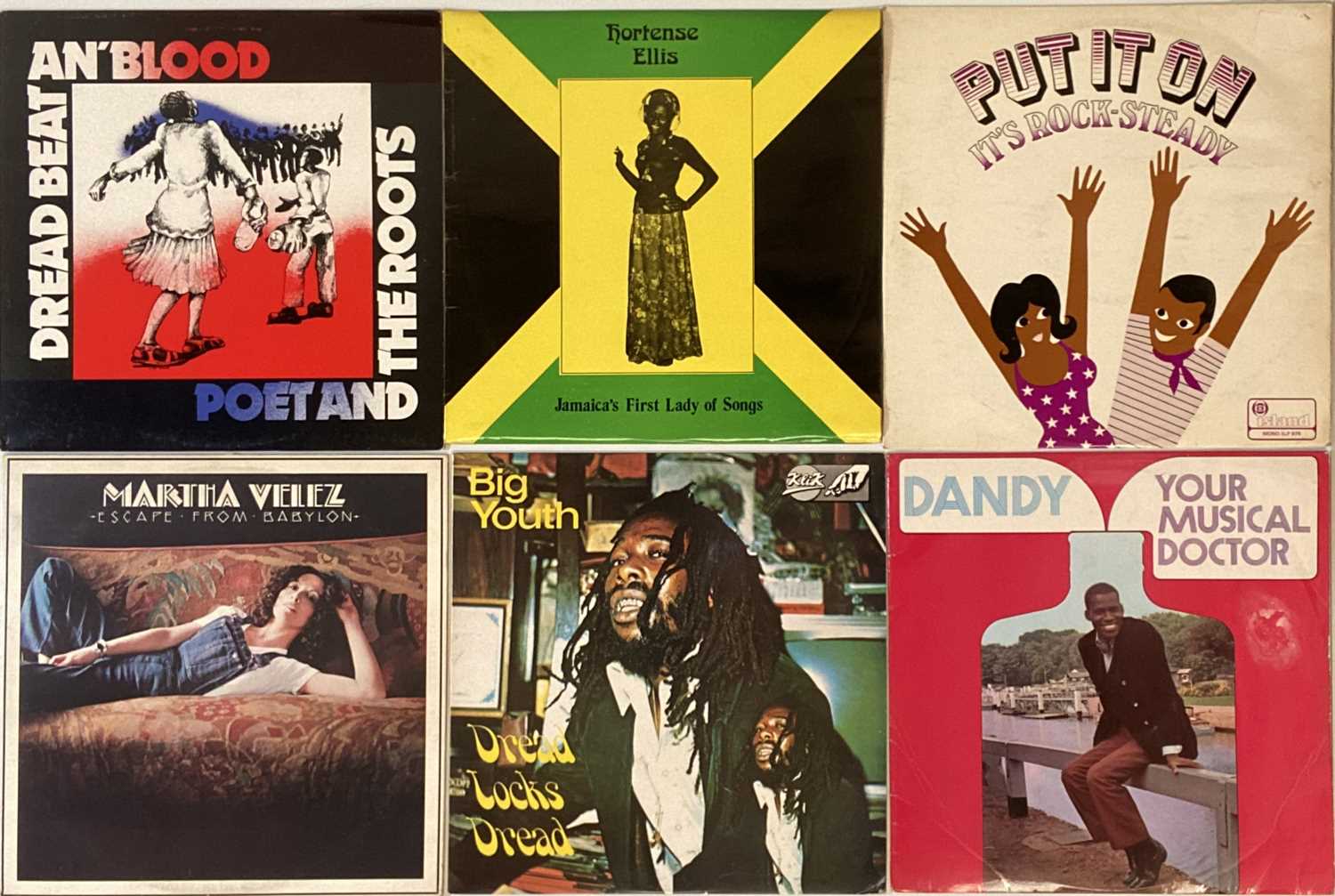 Lot 244 - REGGAE - SKA/ROOTS/ROCKSTEADY - LPs