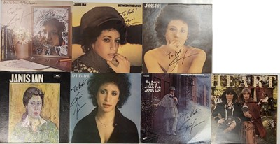 Lot 184 - JANIS IAN SIGNED LPS.