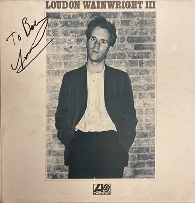 Lot 186 - CLASSIC ROCK SIGNED LPS - LOUDON WAINWRIGHT AND MORE.