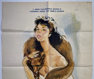 Lot 183 - POWELL AND PRESSBURGER - GONE TO EARTH (1950) - ONE SHEET SIZE UK POSTER.