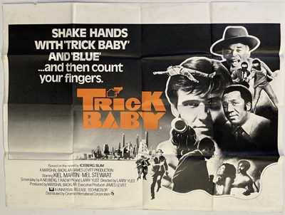 Lot 185 - BLAXPLOITATION - TRICK BABY (1972) - ORIGINAL UK QUAD.