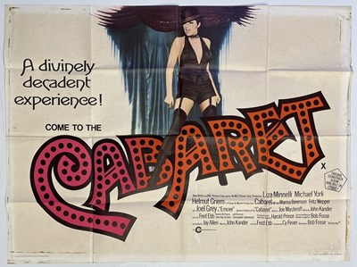 Lot 192 - CABARET (1972) ORIGINAL UK QUAD FILM POSTER