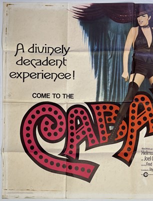 Lot 192 - CABARET (1972) ORIGINAL UK QUAD FILM POSTER