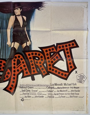Lot 192 - CABARET (1972) ORIGINAL UK QUAD FILM POSTER