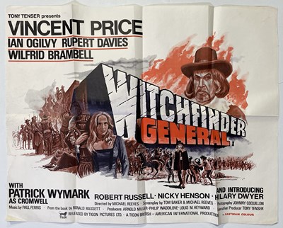 Lot 190 - WITCHFINDER GENERAL (1968) - UK QUAD POSTER.