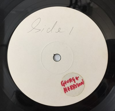 Lot 324 - GEORGE HARRISON - EXTRA TEXTURE LP (ORIGINAL UK WHITE LABEL TEST PRESSING - PAS 10009)