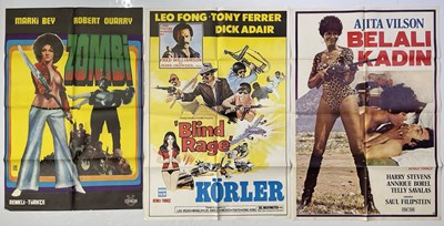 Lot 195 - BLAXPLOITATION - TURKISH FILM POSTERS.