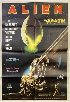 Lot 198 - ALIEN - (1979) - TURKISH FILM POSTER.