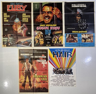 Lot 201 - TURKISH FILM POSTERS - CLASSIC TITLES.