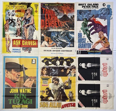 Lot 204 - TURKISH FILM POSTERS - CLASSIC TITLES AND WESTERNS.