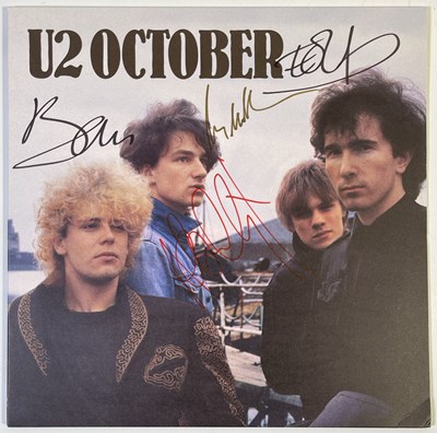 Lot 422 - U2 - FULLY SIGNED COPY OF OCTOBER.