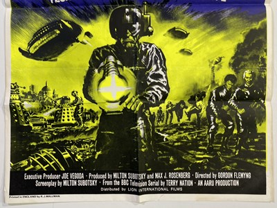 Lot 205 - DOCTOR WHO INTEREST - ORIGNAL 'DALEKS - INVASION EARTH 2150 AD' (1966) ONE-SHEET POSTER.