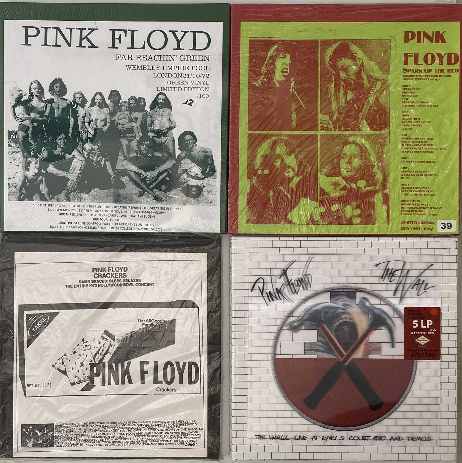Lot 265 - PINK FLOYD - PRIVATE RELEASES - LPs PLUS CD BOX SET