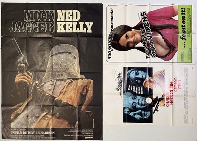 Lot 214 - 1970S POSTER COLLECTION INC MICK JAGGER NED KELLY.