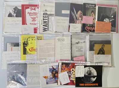 Lot 243241 - FILM PRESS KITS AND STILLS.