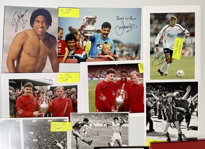 Lot 390 - FOOTBALL MEMORABILIA - LIVERPOOL FOOTBALL CLUB - SIGNED PHOTOGRAPHS.