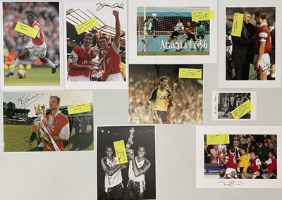 Lot 391 - FOOTBALL MEMORABILIA - ARSENAL - SIGNED PHOTOGRAPHS.