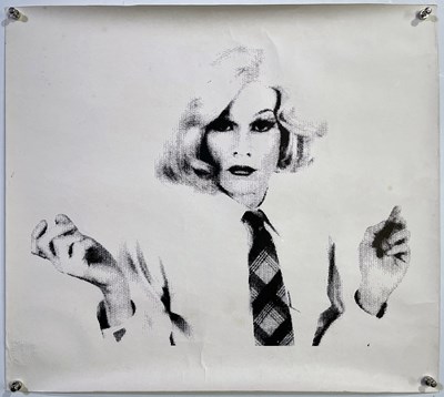 Lot 137 - ANDY WARHOL - 1989 POSTER FROM A CHRISTOPHER MAKOS EXHIBITION.