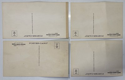 Lot 219 - 2001: A SPACE ODYSSEY - RARE CINERAMA POSTER-CARD SET AND COMMERCIAL ONE-SHEET STYLE POSTER.