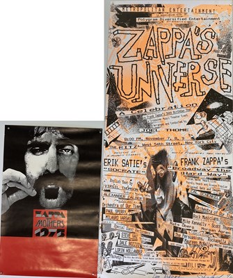 Lot 216 - FRANK ZAPPA 50TH BIRTHDAY PARTY ARTIST SIGNED POSTER.