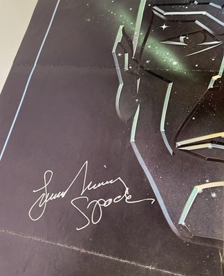 Lot 385 - STAR TREK - LEONARD NIMOY SIGNED ONE-SHEET POSTER.