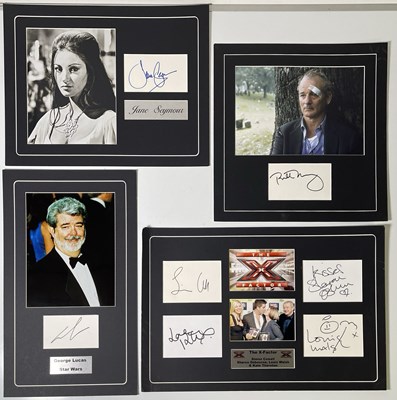 Lot 150 - HOLLYWOOD STARS - SIGNED CARDS INC BILL MURRAY.