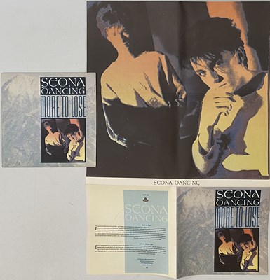 Lot 289 - SEONA DANCING - MORE TO LOSE 7" POSTER SLEEVE (RARE UK SYNTH-POP - RICKY GERVAIS - LON 22)