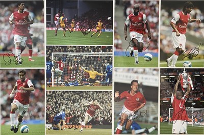 Lot 404 - FOOTBALL MEMORABILIA - ARSENAL SIGNED ITEMS.