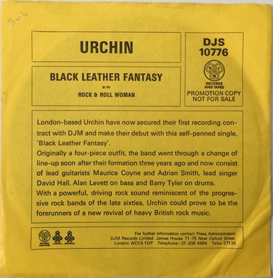 Lot 306 - URCHIN - BLACK LEATHER FANTASY 7" PROMO (DJS 10776)