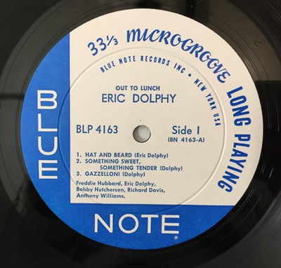 Lot 313 - ERIC DOLPHY - OUT TO LUNCH LP (US MONO ORIGINAL - BLUE NOTE - BLP BLP 4163)