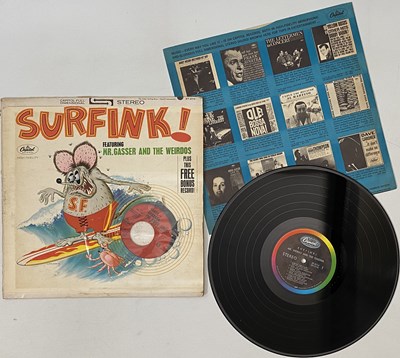 Lot 319 - MR WEIRDO AND THE GASSERS - SURFINK LP + 7" (US SURF - CAPITOL - ST-2114)