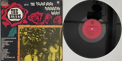 Lot 320 - THE KINKS - THE VILLAGE GREEN PRESERVATION SOCIETY LP (FRENCH ORIGINAL - PYE - CLBLCPY 298)