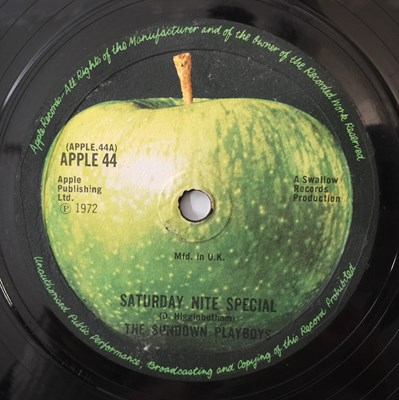 Lot 326 - THE SUNDOWN PLAYBOYS - SATURDAY NITE SPECIAL 10" (ORIGINAL UK COPY - APPLE 44)