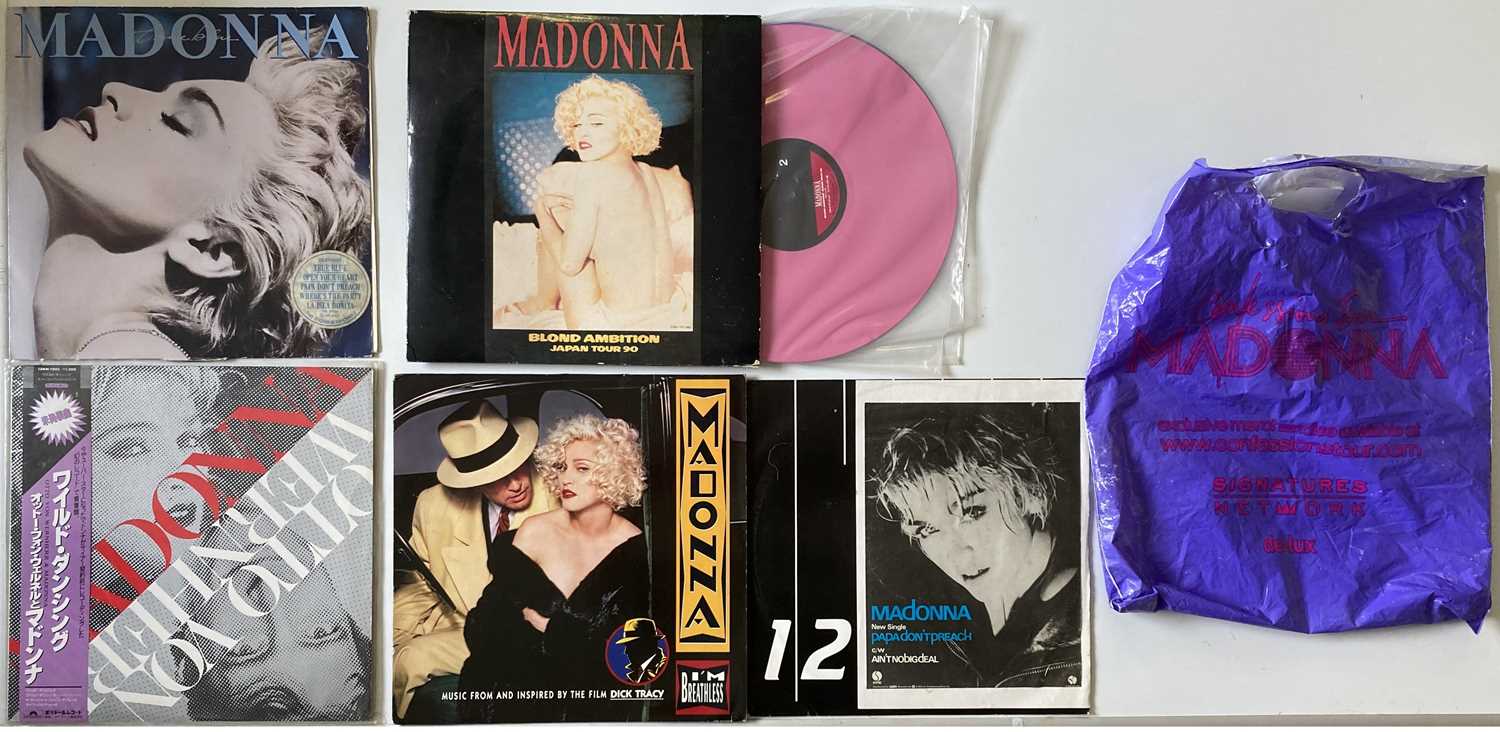 Lot 169 - MADONNA - T SHIRT/LP COLLECTION.